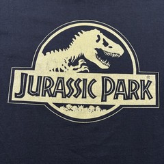 Vintage Jurassic Park T-Shirt Mens XL Black Universal Studios Hollywood 90s