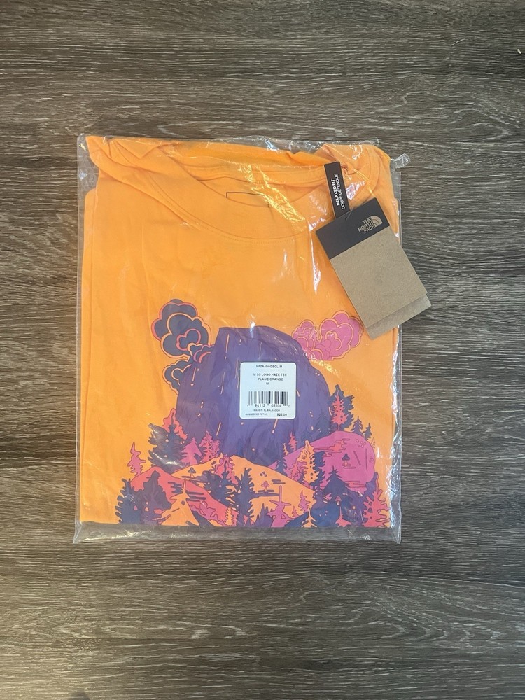 The North Face Haze Shirt Mens Medium Orange