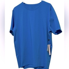 NWT Paisley & Gray Lucas Azure Blue Crewneck Short Sleeve T-Shirt Mens XXL