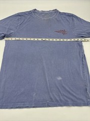 Reel Life T-Shirt Men Large Blue Graphic Print American Flag…#4468