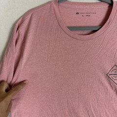 Travis Mathew Shirt Mens XL Pink California Design Double Sided Graphic Tee