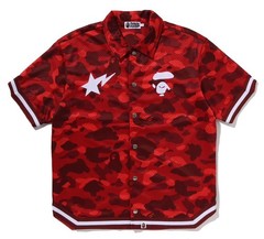 A BATHNIG APE Men’s COLOR CAMO WARM UP SS SHIRT 1M30132314 bz