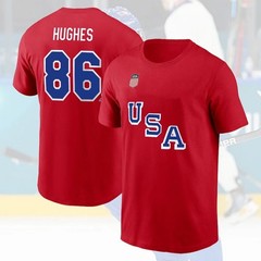 HOT SALE! Jack Hughes #86 USA Hockey Team 2026 Name & Number Fan Gifts