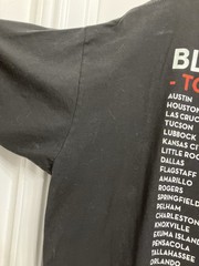 Blink-182 2017 Tour T-Shirt Black Skull Graphic Band Tee Tagless