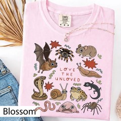 Love The Unloved Animal Shirt Bat Spider Snake Blobfish Nature Lover Gift