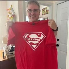 SUPER GRANDPA T Shirt Dad Papa Fathers Day Birthday Christmas Gift Tee Shirt