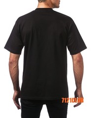 6 PACK PRO CLUB MENS T SHIRTS PLAIN BLACK PROCLUB HEAVYWEIGHT SHORT SLEEVE S-7XL