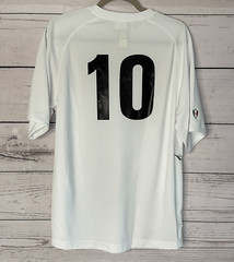 Diadora 10 Jersey Medium M Mens Sting Italy T-Shirt White Soccer Club Menscore