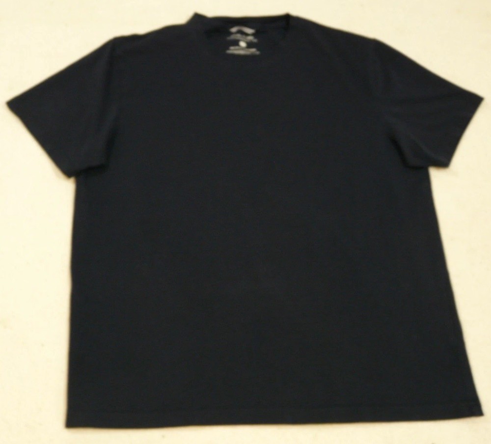 Porter & Ash T Shirt Mens Large Black Performance Tee Stretch Luxury Crew Casual