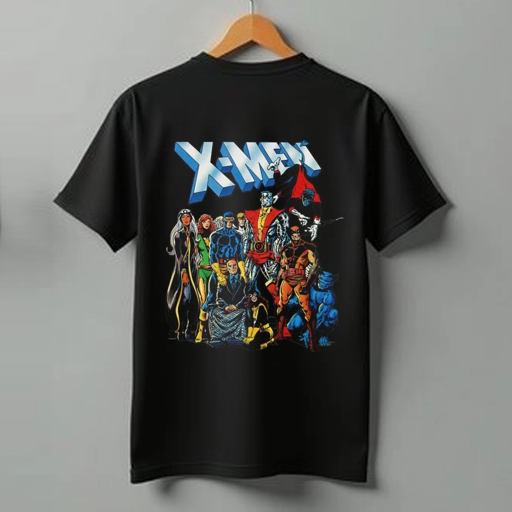 Uncanny X-Men T-Shirt – Anderson/Austin Art Marvel Comics – Wolverine, ON BACK