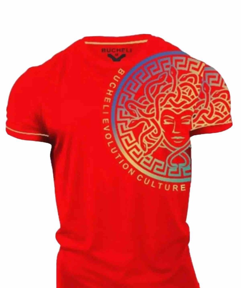 Men’s Bucheli Cotton T Shirt,Italian Style,Slim Fit,Stretch S XL…..B1.