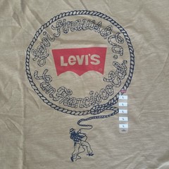 Levi’s Men’s Large Graphic Logo Quality T-Shirt Size Crew Neck Short Sleeve New