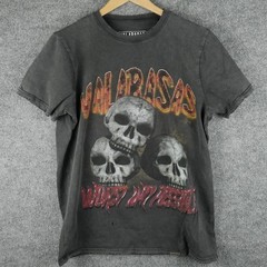 Valabasas Shirt Mens XS Black Skull Graphic From Memphis With Love Gothic Rock