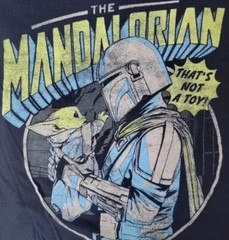 NEW Mens Star Wars The Mandalorian Tee “That’s Not A Toy” Small 34-36 – Grogu