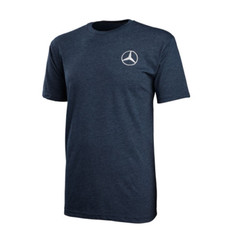 Mercedes Next Level CVC Crew Neck T-shirt, Heathered Black, Large