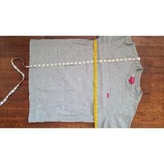 SUPREME Box Tee Heater Gray Small front side Logo Streetwear Cotton T-Shirt szM
