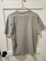 Zara Men’s T-shirt made of cotton fabric with irregular finishes. Round neck and