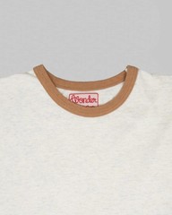 Wonder Looper Recycled Cotton Foxfibre Ringer T-Shirt Sand XXL