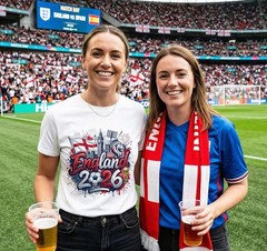 England 2026 Soccer Fan T-Shirt, Football Supporter Tee
