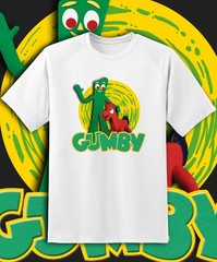 Gumby And Pokey Cartoon T Shirt Adult & Youth sizes! Fast Ship!
