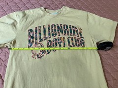 Billionaire Boys Club BBC Arch Logo Shirt Mens Medium Tan Beige Astronaut