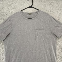 REI Hiking Shirt Mens Large Gray Pocket Lightweight Stretch Outdoor Tee
