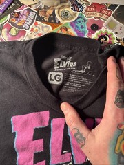 Elvira Mistress Of The Dark L Large T-Shirt Fright Rags Horror