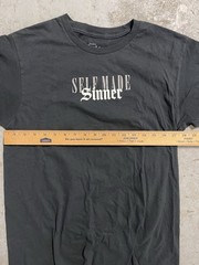 Eighty Eight T-shirt SELF MADE SINNER 🖤Gothic Cherub Angel🪽 Halloween SZ M BLK