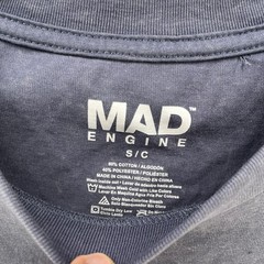 NWT Mad Engine Mens T-Shirt Small S Classic Crop Fit Heavy Weight ‘Grand Canyon’