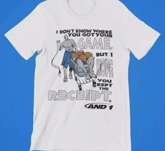 And 1 Got Game Keep Receipt Basketball One Front Only Premium Blend T-Shirt