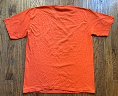 VTG 1980 Vulcan Run T Shirt Size XL Birmingham AL Marathon Single Stitch Orange