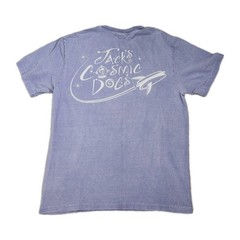 Jack’s Cosmic Dogs T Shirt Adult M Purple Astronaut Rocket Space Men’s Logo SC