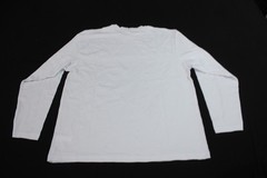 Gymshark Men’s Essential Oversized Long Sleeve T-Shirt ZG3 White Medium NWT
