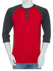 Styllion Big and Tall – Mens Raglan Henley Baseball Shirts – Heavy Weight – RHQS