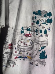 Vintage Cincinnati Ohio Shirt XL Barb McClain Cartoon City Art