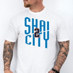 Shai City 2, Oklahoma City Basketball themed Soft Ring Spun Cotton T-Shirt