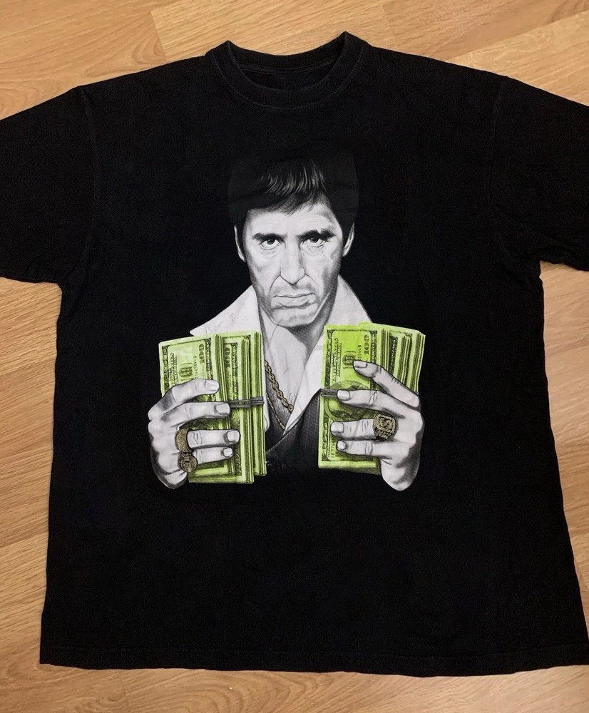 SCARFACE MOVIE TONY MONTANA AL PACINO Y2K Unisex S-5XL Shirt ILS249