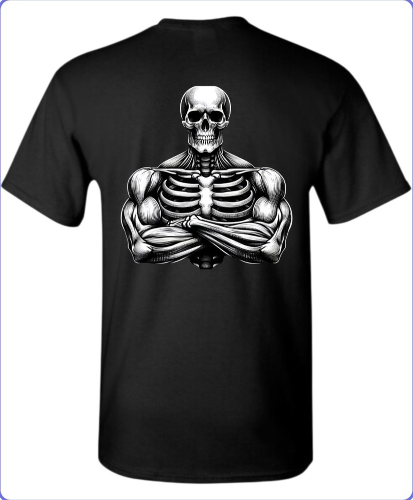 Skull Gym Men’s T-Shirt Till I Collapse Small To 3X-Large B