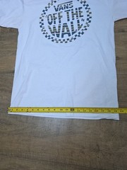 Vans Shirt Mens Medium Black Off The Wall Checkerboard Logo Graphic Tee T-Shirt