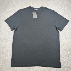 Buck Mason Black Slub Classic Tee Mens Large L Short Sleeve Cotton BM11030 USA