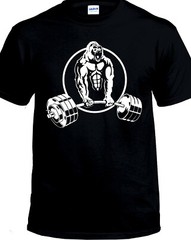 Gorilla Gym Weight Lifting workout T-shirt