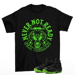 Stay Ready Sneaker Shirt to Match Air Foamposite One Black Volt HF2902-001