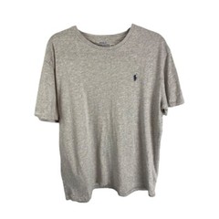 Large Polo Ralph Lauren Men’s Gray Short Sleeve Tshirt Cottton