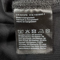 COS Men’s Slim Fit Ribbed Tank Top Layering Sz M Black Base Layer Basics Comfort