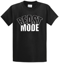 Beast Mode Cotton Printed Tee Shirt Regular and Big and Tall Sizes