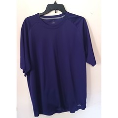Russell Athletic Dri-Power Shirt Men Small Purple Performance Gym Running Sporty