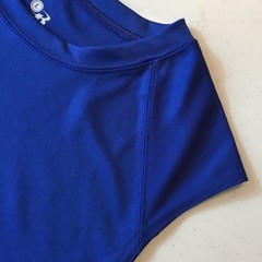 Badger Sport Mens Pullover T-Shirt Size Large VaporWire Sleeveless Blue