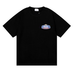 RHUDE NEW Men Women High Quality Loose Leisure Cotton Short Sleeve T-Shirt M-2XL