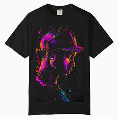 Mens Neon Hip Hop Urban T-Shirt, Comfort Colors T Shirt, Unisex Streetwear Tee