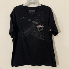 Hinano Tahiti Hawaii Shirt Men’s XL Black Tribal Tattoo Hawaiian Islands